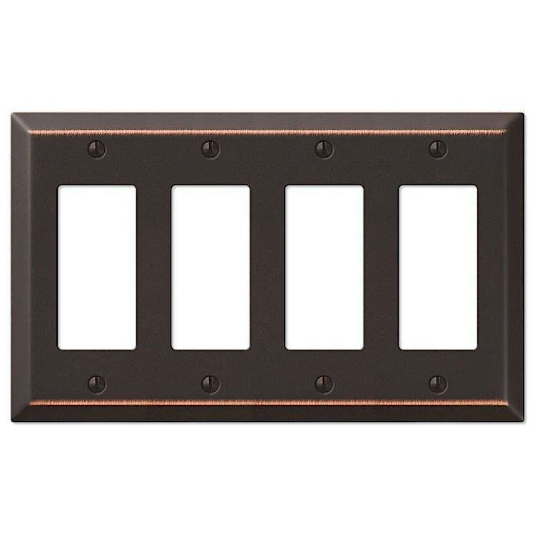 Century Aged Bronze 4 Rocker (GFI)