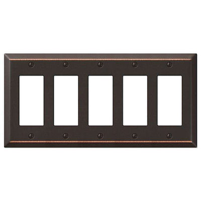 Century Aged Bronze 5 Rocker (GFI)