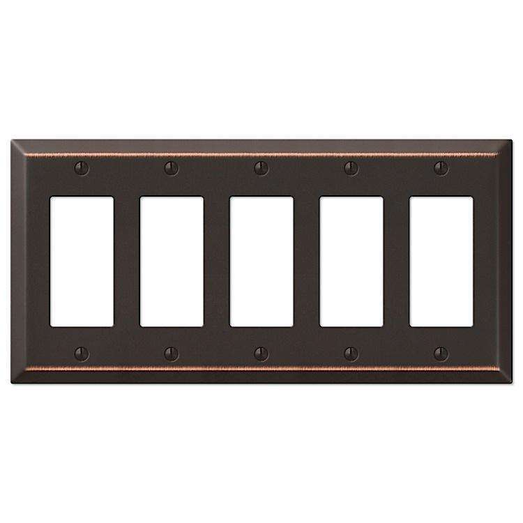 Century Aged Bronze 5 Rocker (GFI)