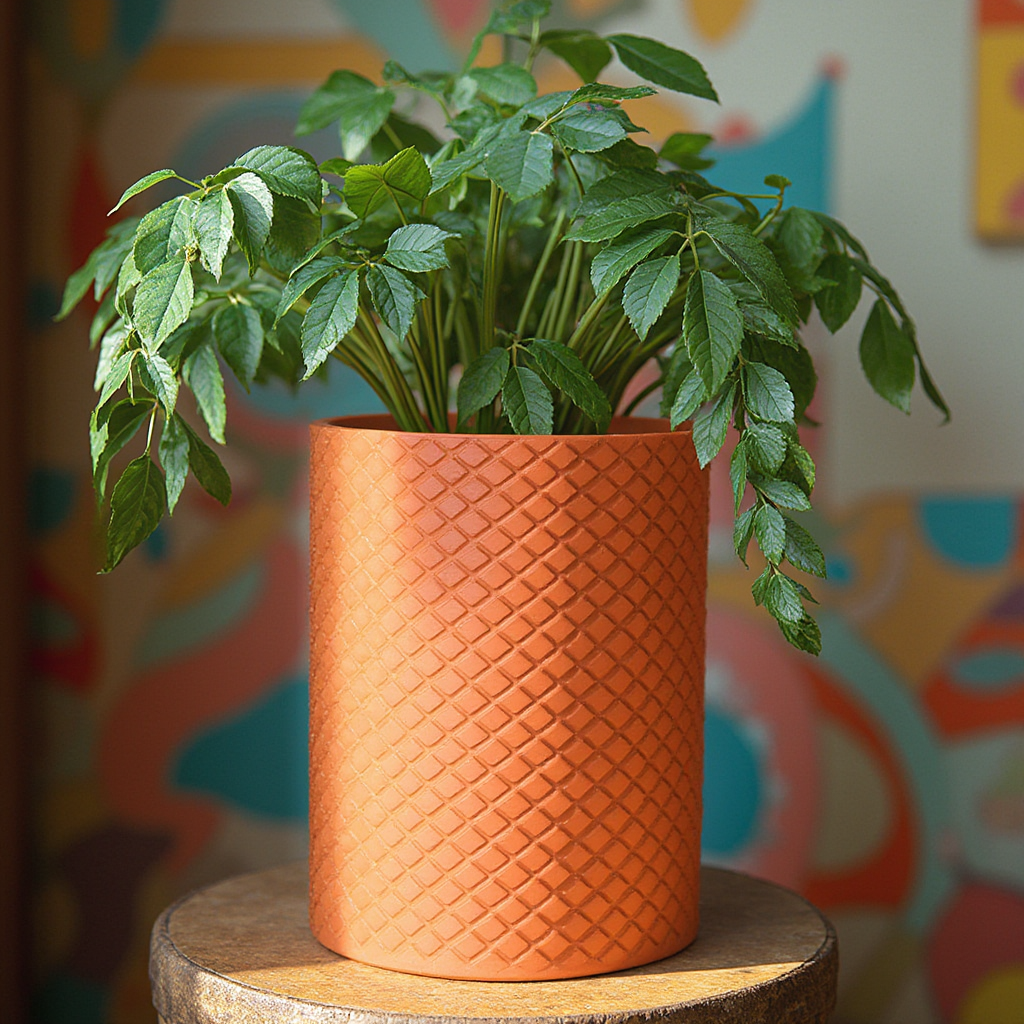 Knurled Wall planter